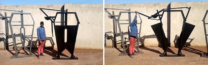 Cattle neck clamps also known as head clamps