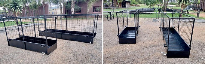 Goat foot dip - tick control