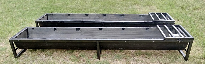 Goat water drinking troughs