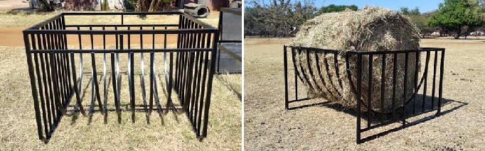 Bale basket for round bales