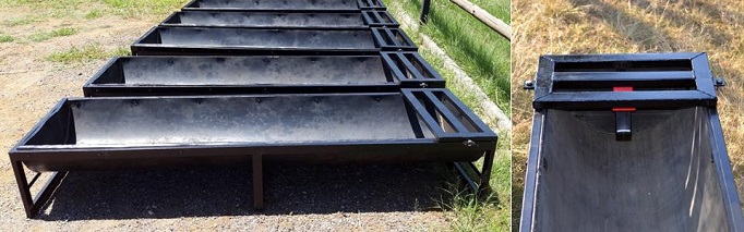 Wildlife water troughs