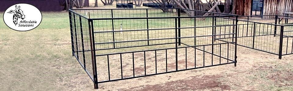 Boerbok kruipvoer hek en kruip voer kraal