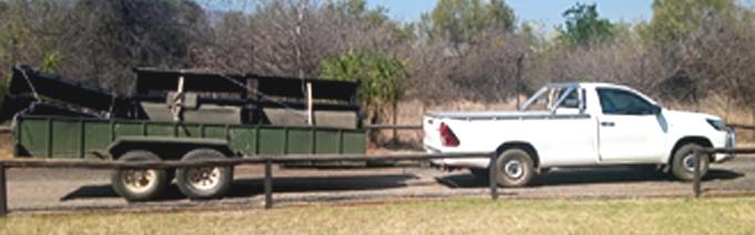 Transport of lkivestock equipment and wildlife