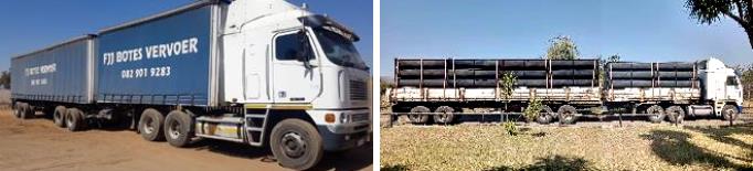 Vervoer reg deur Suid Afrika